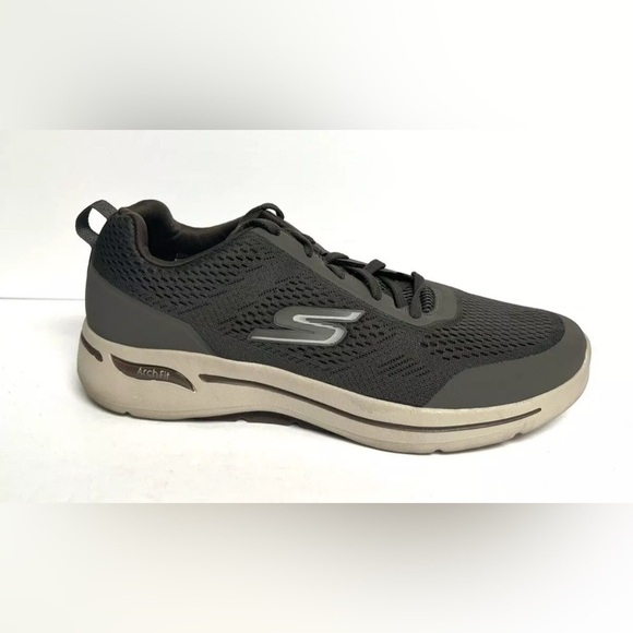 Skechers Mens Gowalk Arch Fit Sneaker Taupe Size 13 M main image 4